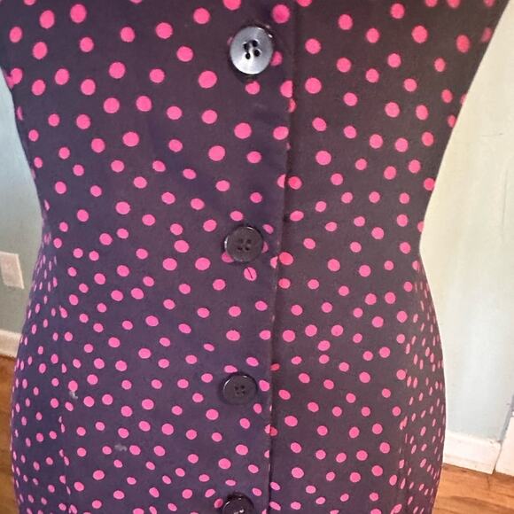 Studio I Polka Dot Sleeveless Maxi Dress - Picture 12 of 12